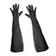 thumbnail image 3 of Guantes de látex de protección química, guante de caucho natural, para entornos mecánicos y químicos, 60 cm Negro kusrkot Guantes de trabajo de goma, 3 of 8