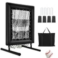 thumbnail image 1 of 9-Hole Baseball Pitching Net with Strike Zone  – Height-Adjustable Trainer for Pitching & Batting Drills, 1 of 6