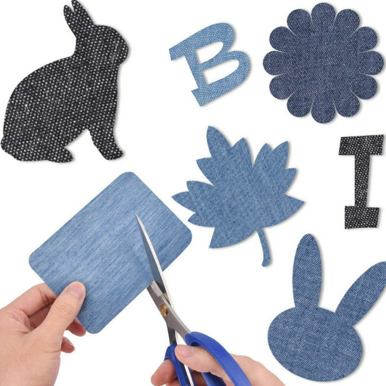18 Pcs Denim Patches DIY Iron On Denim Patches for JeanS Clothing  12.5x9.5cm - AliExpress