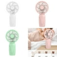 thumbnail image 2 of WINDLAND Handheld Fan Portable Fan Rechargeable Small Pocket Fan with 3 Speed USB Fan for Office Outdoor Indoor Pocket Fan, 2 of 14