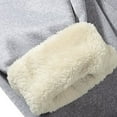 thumbnail image 4 of Mens Sherpa Lined Athletic Sweatpants Warm Winter Joggers, Casual Drawstring Pants with Zipper Pockets, 4 of 6