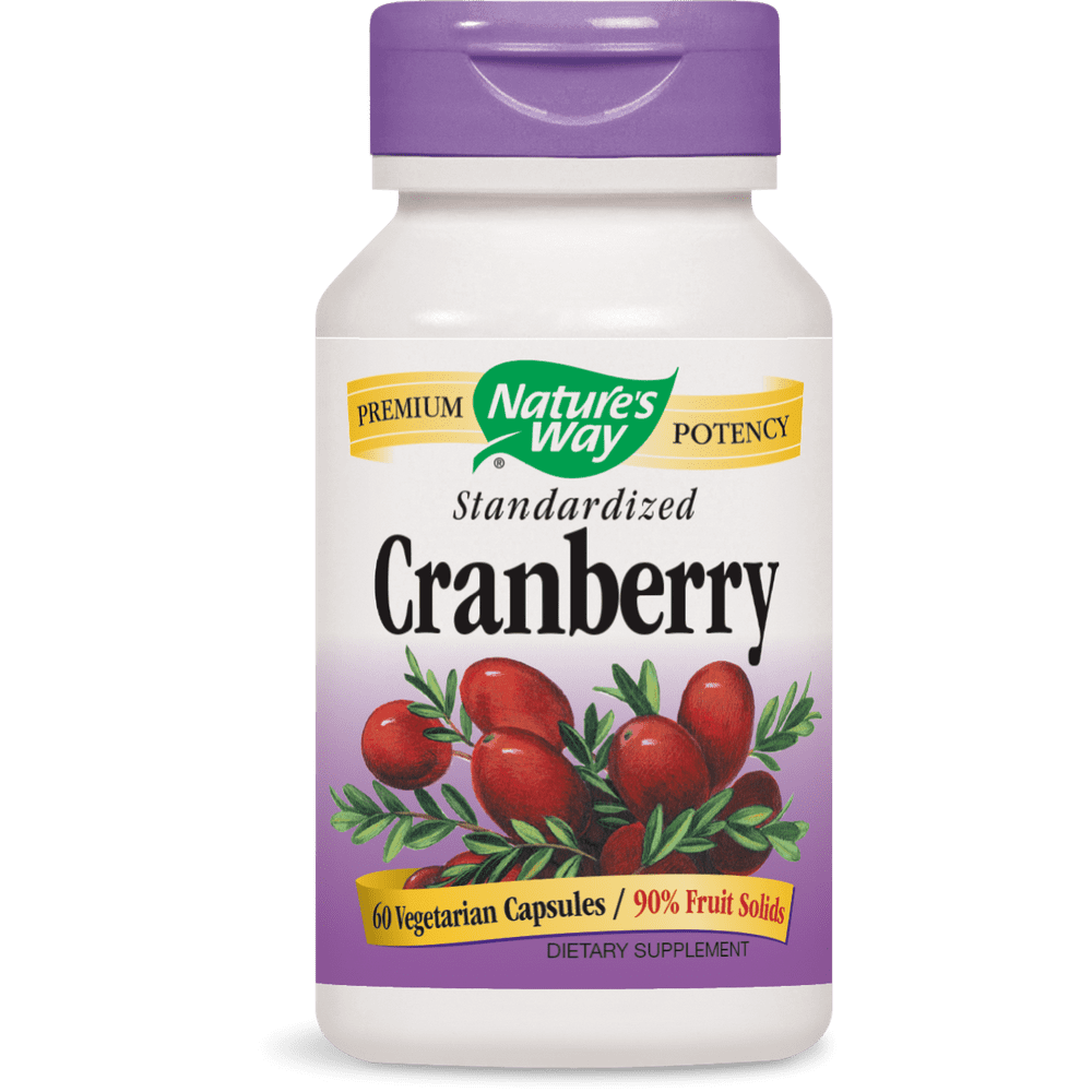 Nature's Way Standardized Cranberry Vegetarian Capsules, 60 Ct