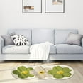 thumbnail image 4 of Elegant Floral Long Carpet for Living Room Bedroom Hallway Decorative Wool Area Rug Soft Comfortable Floor Mat Home, 4 of 5
