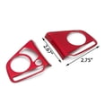 thumbnail image 3 of Xotic Tech Steering Media Control Button Cover Trim, Sporty Red, Compatible with Honda Civic 10th Gen, 3 of 9