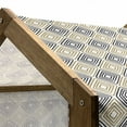 thumbnail image 4 of Modern Pet House, Nested Square Shaped Lines with Minimalist Simple Design Geometric Print, Outdoor & Indoor Portable Dog Kennel with Pillow and Cover, 5 Sizes, Black White Yellow, by Ambesonne, 4 of 4