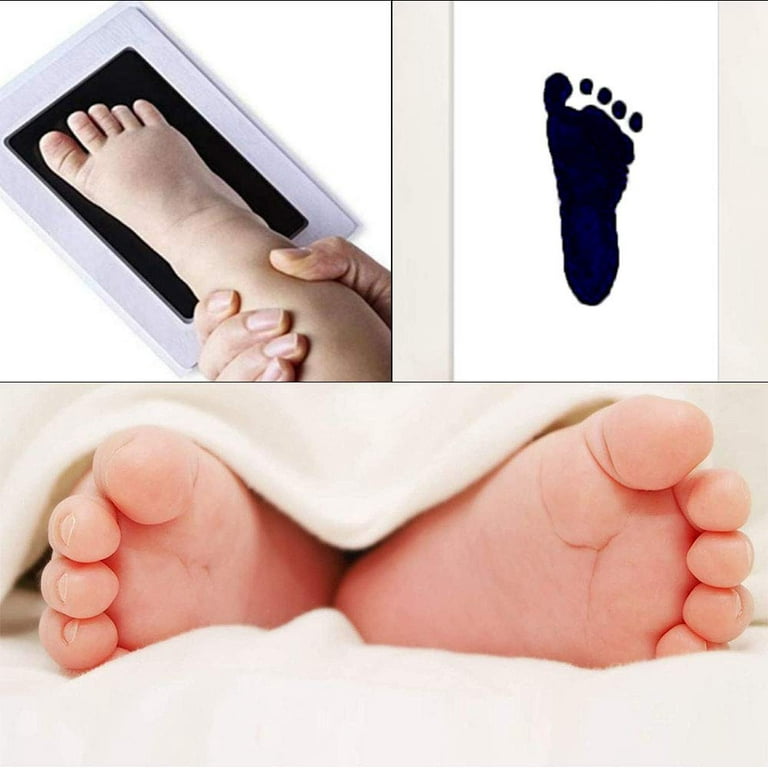 Black Ink Newborn Baby Footprints Stock Photo by ©Christin_Lola 75754261