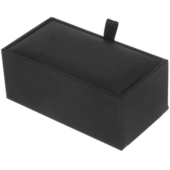 Beaupretty 1Pack Decorative Storage Box Jewelry Display Box Black for Men