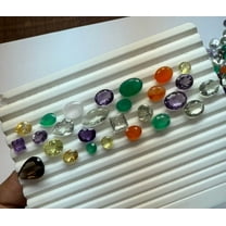 Over 50 Carats Natural Loose Gemstone Mixed Gems Carat Lot Mix Faceted Cut Semi Precious Stone