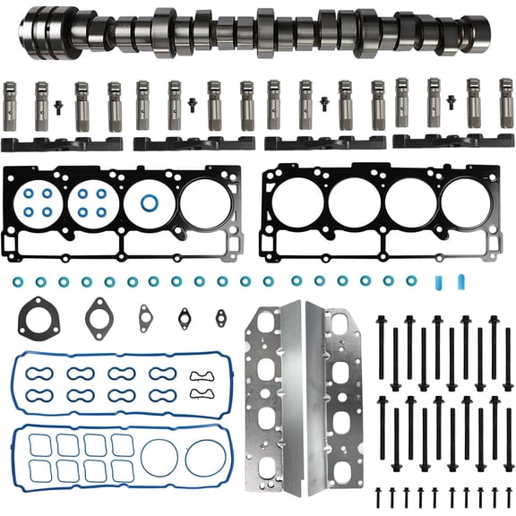 MDS Lifter Camshaft Head Gasket Set w/Bolts for Dodge Chrysler 300 Jeep  Grand Cherokee 09-15 5.7L Hemi