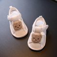 thumbnail image 5 of Otqutp Toddler Cotton Bear Sandals Flat Soft Sole Summer Shoes Baby Boys Girls Open Toe Barefoot Casual Outdoor Slides Cute, 5 of 7