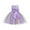 Purple, variant on Odeerbi 2025 Toddler Girls Color Net Yarn Bowknot Birthday Party Flowers Gown Kids Dresses