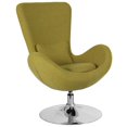 thumbnail image 1 of Egg Series Aqua Fabric Side Reception Chair, 1 of 9