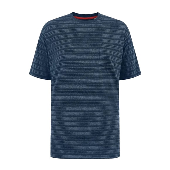Duke Mens Dingle 1 D555 Striped Jacquard Kingsize T-Shirt