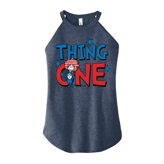 Dr. Seuss - Thing One - Juniors High Neck Tank Top
