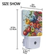 thumbnail image 4 of Yayeee LED Plug in Night Light for The Home with Auto Dusk to Dawn Light Sensors, 2 Pack, Blue Floral Tomatoes, 4 of 6