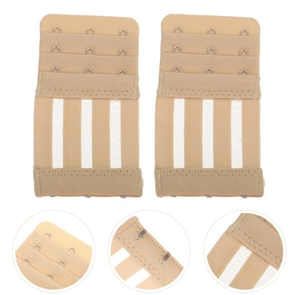 PTOOTP 10-Pack Bra Hooks for Women Underwear Adjustable Support Accessories