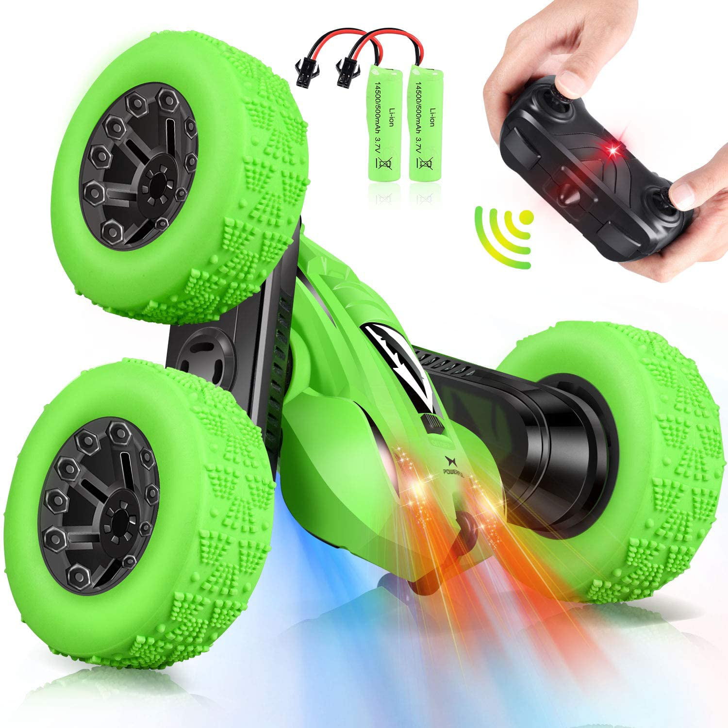 Electric RC Stunt Car Off Road Remote Control Vehicle 360Degree Rolling Rotation 