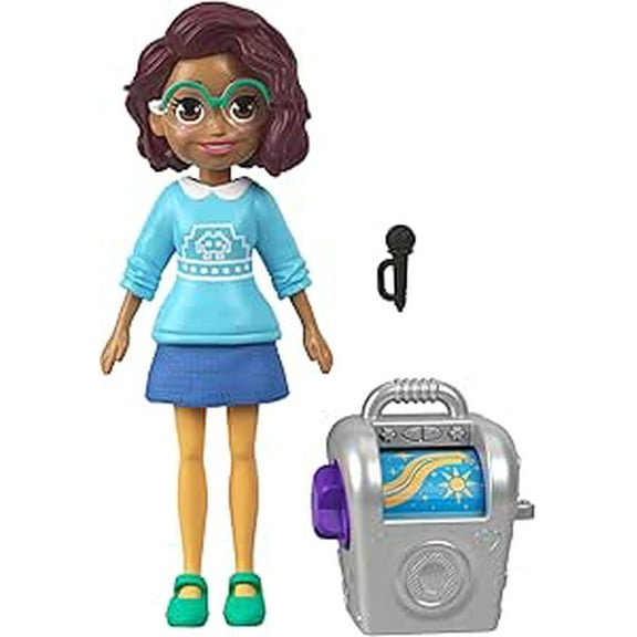 Polly Pocket Active Pose Doll, Zipline Shani