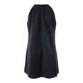thumbnail image 2 of GEORGE G VESTIDO HALTER LINO NEGRO, 2 of 4