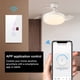 thumbnail image 4 of Tuya WiFi Pantalla táctil inteligente Ventilador Interruptor de luz Velocidad Ajustable Ve Carevas Cambiar, 4 of 7