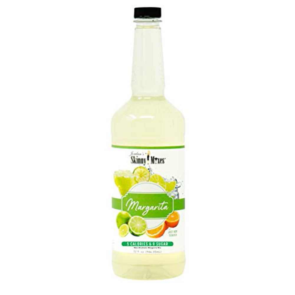 Jordan's Skinny Mixes Margarita, Sugar Free Cocktail Flavoring Mix, 32