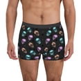 thumbnail image 1 of Fotbe purple cyan brown Skull Calzoncillos Tipo Boxer con Bolsa de Soporte Total para Hombre, X-Temp Fresco, Transpirable y de Secado Rápido-Medium, 1 of 5