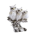 thumbnail image 2 of Figuras de Búho Estatua de Animal Creativa Moderna Macarena Para Muebles de Estantería de Escritorio Blanco, 2 of 6