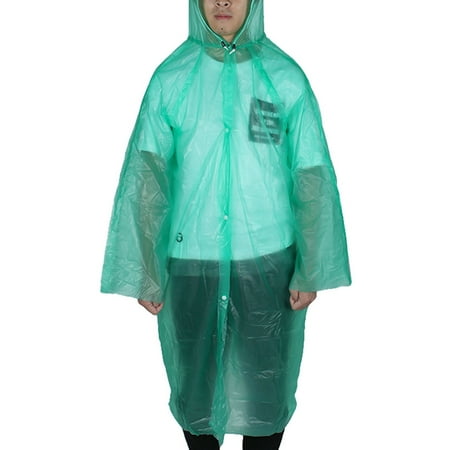 Disposable Emergency Plastic Raincoat Rain Coat for Adult