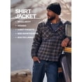 thumbnail image 3 of Wrangler® Men's and Big Men's Heavyweight Hooded Shirt Jacket, Sizes S-5XL, 3 of 5