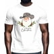 thumbnail image 2 of Camisetas para hombre, estilo vaquero occidental, Papá Noel, de manga corta, informales, con gráficos para adolescentes, niños y hombres., 2 of 8