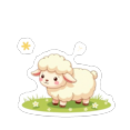thumbnail image 6 of cartoon Sheep Stickers, Waterproof Sheep Sticker for Water Bottle Laptop Phone Cases Planner Skateboard Luggage Helmet Party Favor Decor, Ideal for Adults Teens Teacher Rewards, 6 of 9