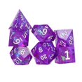 thumbnail image 1 of Juego de dados de resina, juego de dados poliédricos de 7 piezas, dados poliédricos de resina, juego de dados para juegos de mesa, funcionalidad de alta precisión, 1 of 8