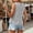 Gray, variant on Womens Gingham Ruffle Hem Tank Tops- Crew Neck Summer Relaxed Fit Sleeveless Casual Trendy Ladies Shirts Gray Size 2XL