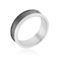 thumbnail image 1 of Mens Band Ring with Animal Print Detail - Size 11, 1 of 1