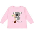thumbnail image 3 of Inktastic I heart Koalas Boys or Girls Long Sleeve Toddler T-Shirt, 3 of 5