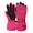 Rose pink, variant on Thermal Five-Finger Gloves for Kids, Winter Outdoor Riding and Skiing, Cold-Proof Gloves for Children and Teens