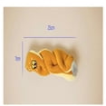 thumbnail image 3 of PEACNNG Cute New Pet Plush Toys Fritters Interactive Dog Soft Long Bread Baguette Hidden Food Sniffing Sound Vocal Plush Toy Molars Teeth Pet Supplies, 3 of 5