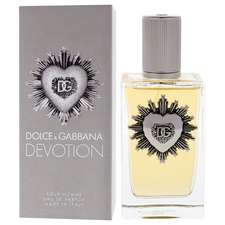 Dolce Gabbana Devotion Eau de Parfum for Men 3.3 Fl Oz Spray Lemon