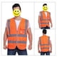 thumbnail image 4 of Alta visibilidad Chaleco reflectante de seguridad Chaleco reflectante Bolsillos múltiples SFVest Chaleco reflector, 4 of 7