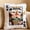 Poker K, variant on Queen of Spades Playing Card Throw Pillow, 14x16 Inch, White Soft Flannel with 3D Embroidery, Removable Washable Cover, Decorative Cushion for Couch and Living Room (Poker Q)