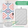 thumbnail image 6 of Yayeee Pot Holders Kitchen Heat Resistant with Pockets 7"x9.8" Cotton Oven Cooking Hot Pads, Mosaic Flowers Pattern, 6 of 7