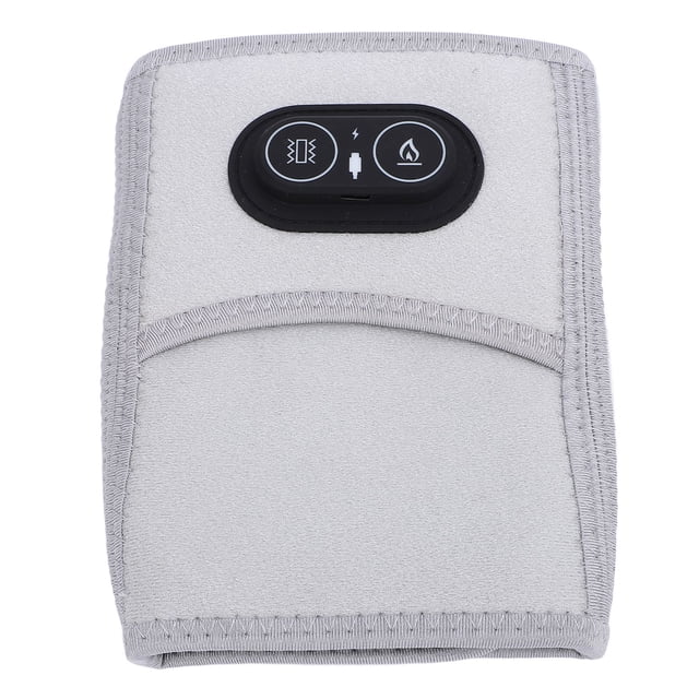 Electric Heated Elbow Wrap Adjustable Vibration Arm Brace Vibration Electric Arm Heating Pad Reduces Muscle Tension Size 18x36x40cm