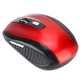 thumbnail image 2 of Ratón inalámbrico USB 6D ultrafino 2,4G 1200DPI, ratón ergonómico de posicionamiento óptico para ordenador portátil, color rojo, 2 of 5