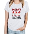 thumbnail image 1 of Shorts pour Femmes, T-Shirts pour Femmes, Mode Décontractée Imprimée Col Rond Manches Courtes T-Shirt Décontracté, 1 of 2