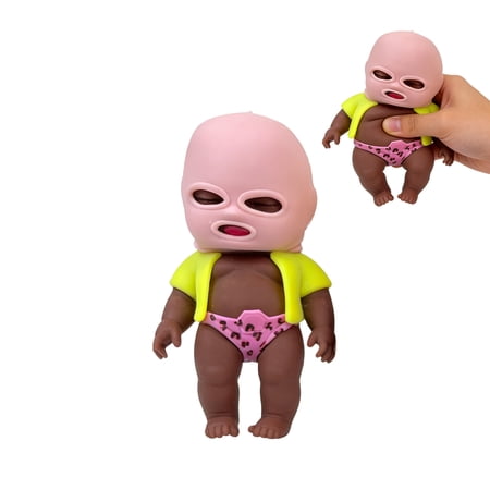Ugly Doll Slow Rising Stress Relief Toy Soft Squeeze Decompression Toy Palm Size Portable for Home Office Travel Use Anti-Break Funny Gift for Adults Kids Anxiety Relief Daily Decompression