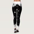 thumbnail image 4 of Mepaouo Women's Christmas Crossover Leggings High Waisted Buttery Soft Printed Tights, 4 of 5