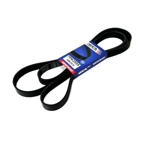 MOCA AUTOPARTS 7PK2555 Serpentine Belt for 06-04 Audi A8 Quattro V8 4.2L & 94-92 Dodge B150 V6 3.9L & 03-99 Dodge Ram 2500 Van V8 5.2L & 06-04 Volkswagen Phaeton V8 4.2L and More