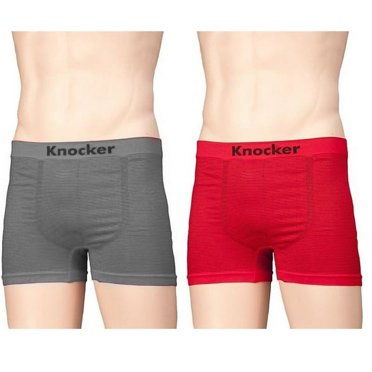 12 Pk Mens Seamless Boxers Briefs Underwear Athletic Underpant