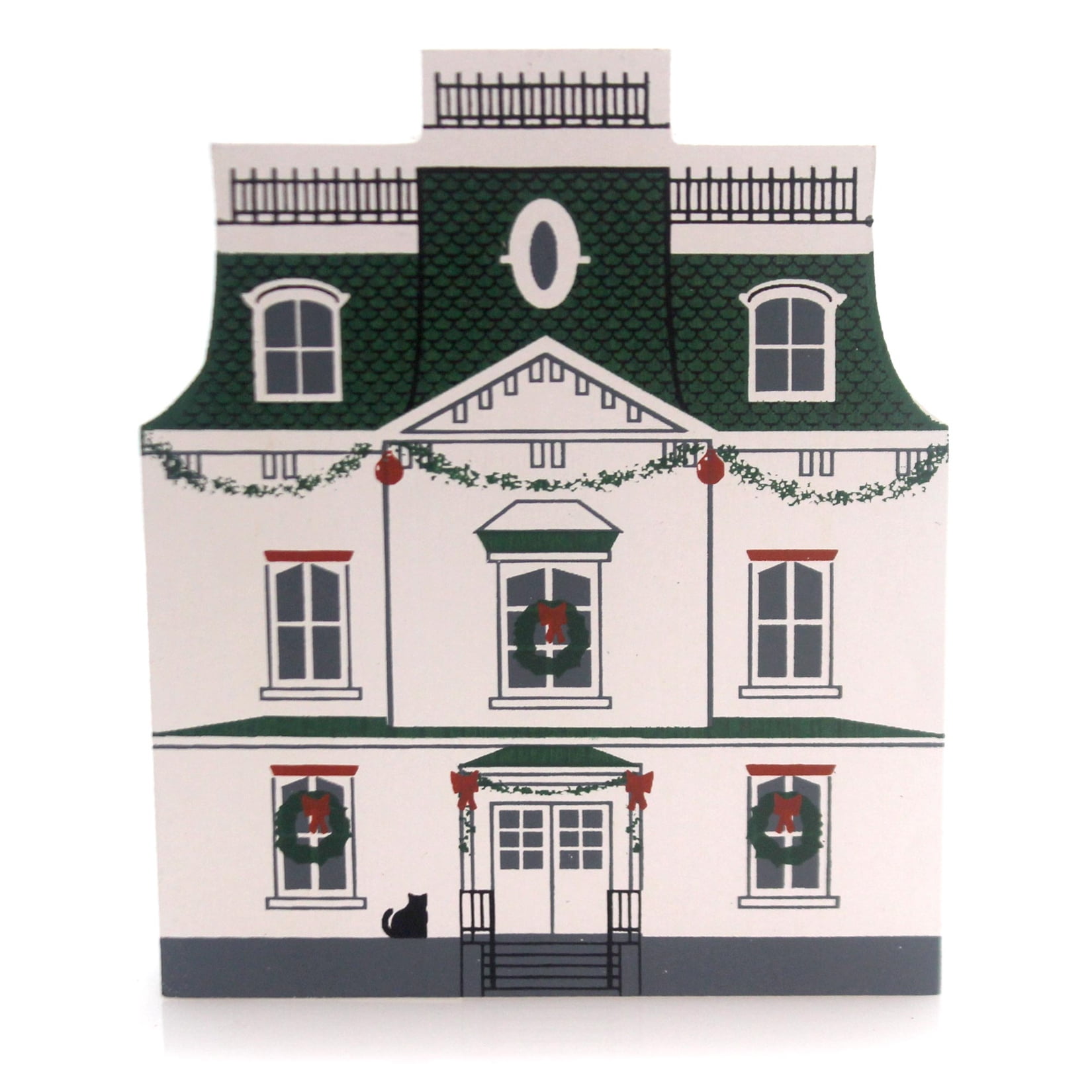 Cats Meow Village AUGUST IMGARD HOUSE Wood Hometown Christmas 1992 9923