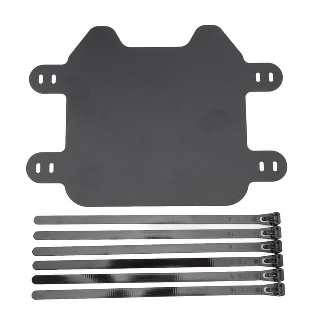 License Plate, Long Durability Motorcycle Front Number Plate Perfect Fit Matte Black for Light Bee Light S X